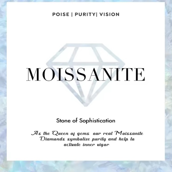 Classic DColor Moissanite0.5cctw Stud Necklace 18KGold Plated 925Sterl Certified - Picture 12 of 12